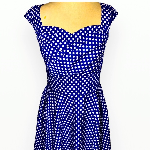 Belle Poque Polka Dress Sz S - Picture 4 of 11